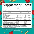 MARYRUTH'S Kids Nighttime Gummies | Sugar Free | NO Melatonin with L Theanine, Lemon Balm, Chamomile, Vitamin B6 | Relaxation Support for Kids 2+ | Vegan | Non-GMO | Gluten Free | 60 Count