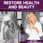 Q'ankyaq Menopause Support Liquid Drops with Ashwagandha, Red Clover, Black Cohosh, Chasteberry - Hot Flashes, Hormone Balance, Mood & Energy, Metabolism, 2 Fl Oz
