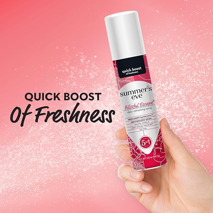 Summer's Eve Blissful Escape Daily Refreshing Feminine Spray, 2 oz (Pack of 2)