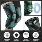 NEENCA Professional Knee Brace for Pain Relief, Medical Knee Support with Patella Pad & Side Stabilizers, Compression Knee Sleeve for Meniscus Tear, ACL, Joint Pain, Runner, Workout - FSA/HSA APPROVED