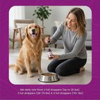 Premium Liquid Collagen for Dogs (120ml) Daily Collagen Dogs Supplement Drops with Types I, II & III & Hyaluronic Acid - Dog Supplement for Joints and Digestive Health - All Breeds & Sizes - USA Made
