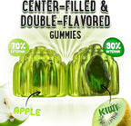 OH MY CHEWY Center-Filled Vitamin D3 K2 & Calcium Gummies - Supplement for Healthy Teeth, Bone & Energy - 5000 IU D3, 120 mcg K2(MK-7), 120 mg CA - Vegan & Non-GMO - 120 Count