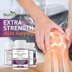 Joint Support Supplement with Glucosamine Chondroitin MSM Turmeric Boswellia - for Men and Women - Promotes Mobility, Flexibility, and Comfort - Made in USA - 90 Capsules