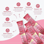 Nello Superbalance Hormonal Support Drink Mix, SRI-81 Shatavari, Myo-Inositol, Rhodiola Rosea, Vitamin C, Magnesium, Theobromine, Cran Apple (Pack of 20)