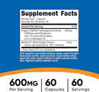 Nutricost KSM-66 Ashwagandha Root Extract 600mg, 60 Veggie Caps - 5% Withanolides - with BioPerine - Full-Spectrum Root Extract (Pack of 2)