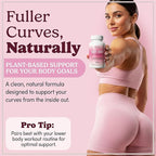 Pretty Privates Butt Enhancer Supplement - Works with Your Body for Curves and Body Confidence - Use with or Without Butt Cream - 60ct