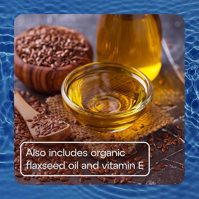 TheraTears Omega 3 Supplement for Eye Care, 1200mg Fish Oil and Organic Flaxseed Oil with Vitamin E, 180 Count