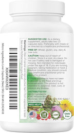 Liver Advanced+, 480 Veggie Capsules | 20-in-1 Complex + Milk Thistle, Dandelion, NAD, NAC, ALA, TUDCA, Glutathione, Artichoke, Turmeric, & Astragalus | Non-GMO, Gluten Free