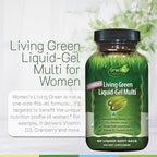 Irwin Naturals Living Green Liquid-Gel Multi for Women - 90 Liquid Soft-Gels