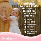 CalmCo Ovarigen Plus Myo-Inositol & D-Chiro Inositol Supplement for Women – 40:1 Powder with Folic Acid, Ashwagandha & Vitamin D3, Fertility Supplements for PCOS, Ovarian Support (30 Sachets)