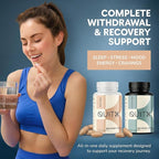 Withdrawal and Detox Support 90 Day Recovery Complex – Sleep, Energy, Stress, Mood, & Craving Support – Daily Supplement - Magnesium Glycinate, Ashwagandha, GABA, L-Theanine, Agmatine & More