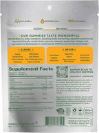 Plant People WonderBurn Metabolism & Cravings Control Gummies, Zero Sugar, Ripe Mango Flavor (60 Count)