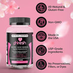 pHresh Boric Acid Suppositories for Women, Suppositories for Odor Use, Natural Feminine Care Supports Vaginal Health & Promotes Healthy pH Balance - Made in USA
