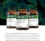 Gaia Herbs Pro Nighttime HPA - Restorative & Healthy Sleep Support Supplement* - Relaxation Support Supplement* with Ashwagandha Root Extract & Cordyceps Mushroom - 120 Liquid Phyto-Caps (60 Servings)