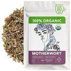 Organic Motherwort Herb (3oz.) - Leonurus cardiaca – Dried Loose Leaf Motherwort for Herbal Tea & Tincture - Heart & Emotional Balance Support