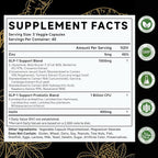 GLP-1 Support Probiotic Blend Capsules 120 Count - Glp1 Booster with Berberine, 1 Billion CFU, 5 Probiotic Strains - 1500mg Glp1 Blend Supplements, for Gut Health, Digestive Wellness Support