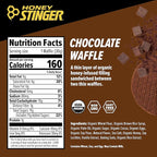 Honey Stinger Organic Chocolate Waffle, Energy Stroopwafel for Exercise, Endurance and Performance, Sports Nutrition for Home & Gym, Pre and Post Workout, 16.96 Ounces (Pack of 16)