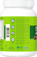 NATURELO Plant Protein Powder, Chocolate, 22g Protein - Non-GMO, Vegan, No Gluten, Dairy, or Soy - No Artificial Flavors, Synthetic Coloring, Preservatives, or Additives - 20 Servings
