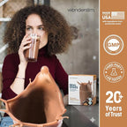 WonderSlim Meal Replacement Shake, Chocolate Salted Caramel, 15g Protein, 24 Vitamins & Minerals, Gluten Free, Low Carb (7ct)