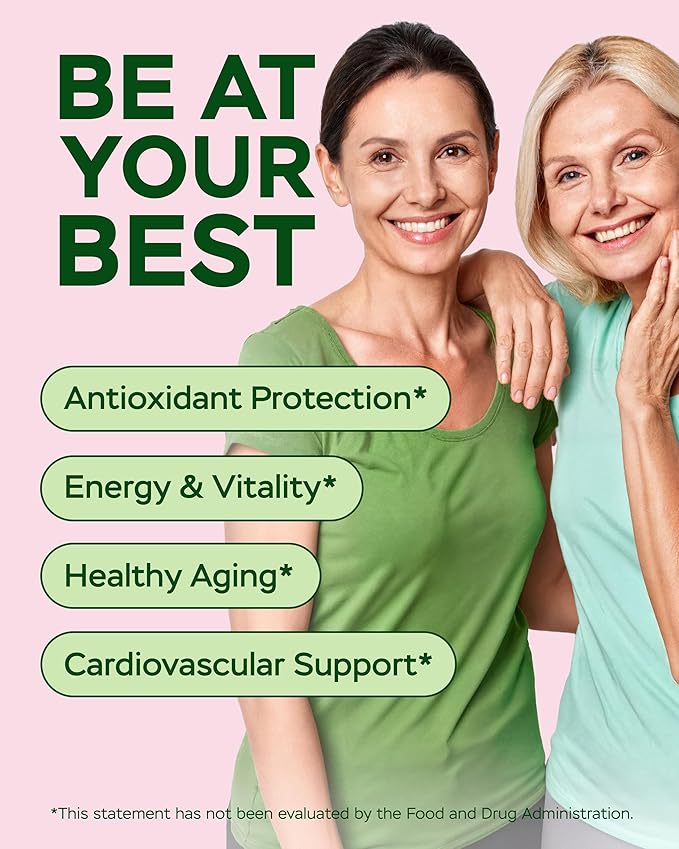 Resveratrol Supplement 1800mg Complex - COQ10, Quercetin, Vitamin E, Calcium Ascorbate - Powerful Antioxidant Formula for Enhanced Energy Heart Health & Healthy-Aging Support Trans Resveratrol 90 Caps