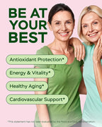 Resveratrol Supplement 1800mg Complex - COQ10, Quercetin, Vitamin E, Calcium Ascorbate - Powerful Antioxidant Formula for Enhanced Energy Heart Health & Healthy-Aging Support Trans Resveratrol 90 Caps