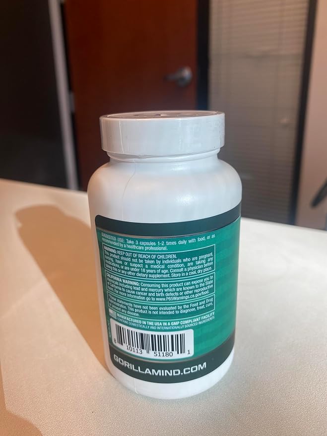 Gorilla Mind Sea Moss Elixir Capsules | Antioxidant Immune Support with Marine Macroalgae & Botanicals | Promotes Basal Metabolic Rate, Joint Comfort, and Cellular Health | 90ct Dietary Supplement