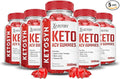Justified Laboratories (5 Pack Ketosyn Keto ACV Gummies Advanced Formula 1000MG Ketosyn Keto Gummies Apple Cider Vinegar Formulated with Pomegranate Beet Juice Powder B12 Vegan Non GMO 300 Gummys