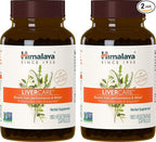 Himalaya LiverCare, 180 Day Supply - Herbal Liver Support Promoting Waste Elimination, Liver Cleanse, Detox, and Bile Production - Vegan, Non-GMO, Gluten Free, 375 mg, 180 Capsules (Pack of 2)