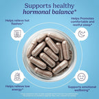 Santo Remedio Hormonal Balance for Women | Menopause Support for Hot Flashes, Night Sweats & Mood Swings | Hormone-Free Formula with Siberian Rhubarb, Chaste Tree & DIM | Doctor Juan Rivera Product