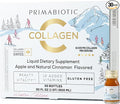 PRIMABIOTIC Liquid Collagen Winter Edition - High Collagen Content [10,000 Mg] Per Serving - Hydrolyzed Collagen and 12 Vitamins - Gluten Free- 450 Ml - Pack of 30 Bottles x 30 Ml
