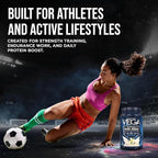 Vega Sport Vegan Protein Powder + Recovery - 30g Plant Based Protein per Serving, Vanilla, 20 Servings, 5g BCAAs, Probiotics, NSF Certified, for Shakes & Smoothies, 1.8lbs (Packaging May Vary)