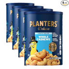 PLANTERS Deluxe Lightly Salted Cashews, Party Snacks, Plant-Based Protein, Quick Snack for Adults, After School Snack, Flavored with Sea Salt, Kosher, 1lb 2.25oz (Pack of 4)