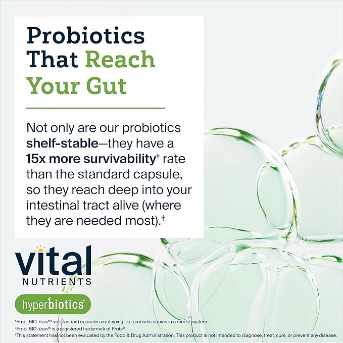 Hyperbiotics Vital Nutrients Pro-15 Prebiotics and Probiotics for Women and Men | 15 Science Backed Strains | Supports Occasional Constipation, Diarrhea, Gas & Bloating | 30 Vegan Time Release Pearls