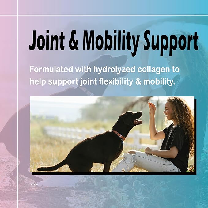 Healthy Petz Premium Liquid Collagen Drops for Dogs - Advanced Joint Support, Gut Health & Vitality Supplement, 2 Fl Oz