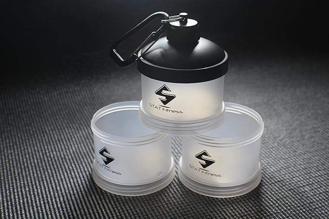 STAT Stacker - Portable Powdered Supplement Travel Container (1)