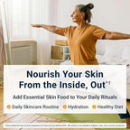 ACTIVATEDYOU Essential Skin Food, Advanced Skincare Collagen Elastin Support Supplement for Aging Skin, Helps Improve Appearance of Face Texture, Sagging w/Dermaval, Vitamin C (30 Count (Pack of 3))
