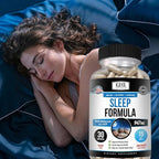 Kaya Naturals - Sleep Support Formula with Melatonin - Aid Support Vitamin Supplement - Sleep Stress and Mood Support - L-Tryptophan, Passion Flower, Ashwagandha and More (30 Count) (Pack of 2)