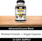 Kaya Naturals Digestive Enzymes with Prebiotics & Probiotics - Constipation & Bloating Relief Pills for Women & Men - Aids Immune Function - Digestion Support - 30 Veggie Capsules (Pack of 2)