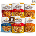 Catalina Crunch Protein Snack Mix with Cheese Crisps | 10g Protein, 1g Sugar per Serving | Good Source of Fiber, Keto, Gluten Free | Variety Pack (Pack of 6) - Packaging May Vary