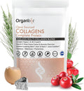 Organixx Clean Sourced Collagen Peptides Powder with Vitamin C, Types I, II, III, V, X Hydrolyzed Collagen, Hair, Nail, Skin, Bone & Joint Health, Aging Support, Gluten Free, Unflavored, 30 Servings