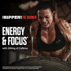 JNX SPORTS The Ripper! Fat Burner Pre Workout Powder for Men & Women Thermogenic Fat Burning & Appetite Suppressant, Boost Energy & Endurance Blue Raspberry, 30 Servings