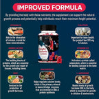 Jadee Height Growth Gummies for Teens & Kids Calcium 325mg, Teen Vitamins D3,K2,C, Magnesium, Ashwagandha, Zinc, L-Arginine - Bone Healthy Growth, Development & Strength - Height Increase & Immunity