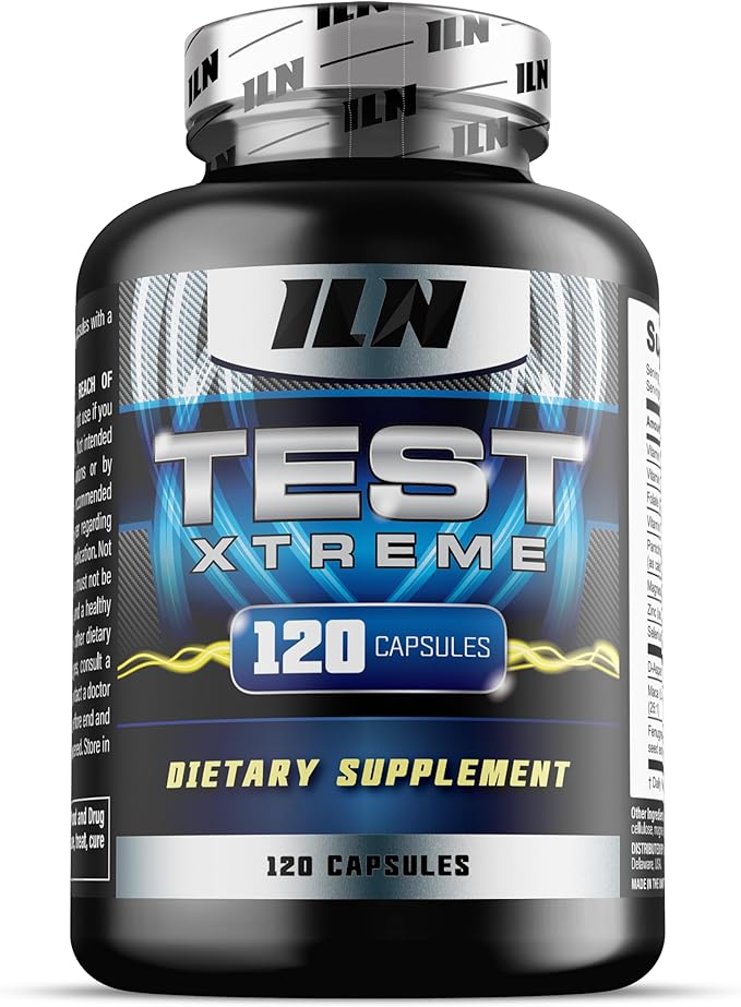 Iron Labs Nutrition Test Xtreme Supplement for Men – D-Aspartic Acid, Maca Root, Zinc and Magnesium (120 Vegan Capsules)
