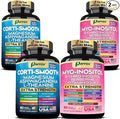 Cortisol & Myo-Inositol Supplement Bundle, Soothe & Smooth Bundle, Cortisol Balance, GABA, Magnesium, Ashwagandha, L-Theanine, D-Chiro Inositol, Folate, Berberine, Chasteberry, Zinc (2 Pack)