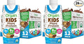 Orgain Organic Kids Nutritional Vegan Protein Shake,Chocolate - Healthy Kids Snacks,8g Plant Protein,23 Vitamins & Minerals,3g Fiber,No Dairy & Soy,Non-GMO,8 Fl Oz Package May Vary,(Pack of 24)