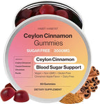 Ceylon Cinnamon Gummies - 2000mg Cinnamon Complex Chromium in Plastic Free Tins - Gluten Free Vegan