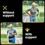 CopperJoint Hip Brace for Women & Men, Adjustable Hip and Thigh Compression Wrap, Left or Right Wear, Groin, Hamstring and Upper Thigh Support, One Size