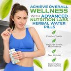 Herbal Water Relief Diuretic Water Pills for Water Retention, Bloating, Swollen Legs, Feet - Dandelion Extract Supplement - Water Retention Loss - Diuretics for Women & Men - 60 Capsules