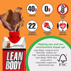 LEAN BODY 8 Flavor Variety Pack, 40g Protein, Zero Sugar, 24 Vitamins & Minerals to Support Immune Health, 17 fl oz, 8 Pack.