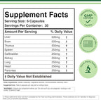 Grass Fed Beef Organ Complex (3,000mg per Serving, 180 Capsules, 1 Month Supply) Supplement for Digestion, Immune Health, Energy, and Wellness by Double Wood